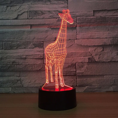 Giraffe 3D Lamp