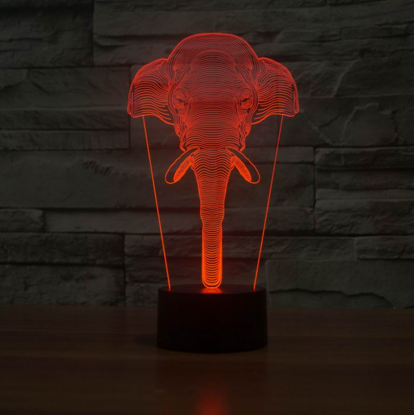 Elephant Animal 3D NIGHT LIGHT