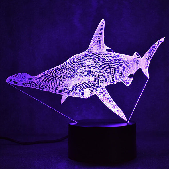 HAMMERHEAD SHARK 3D NGHT LIGHT