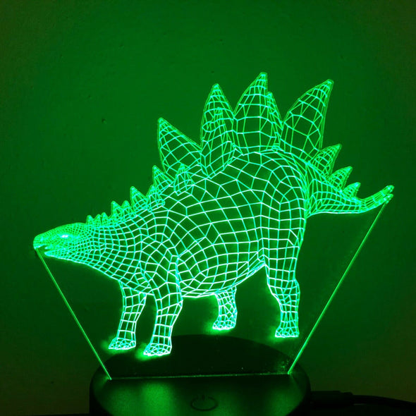 Stegosaurus Dinosaur 3D NIGHT LIGHT