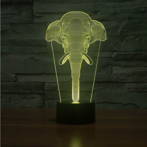 Elephant Animal 3D NIGHT LIGHT