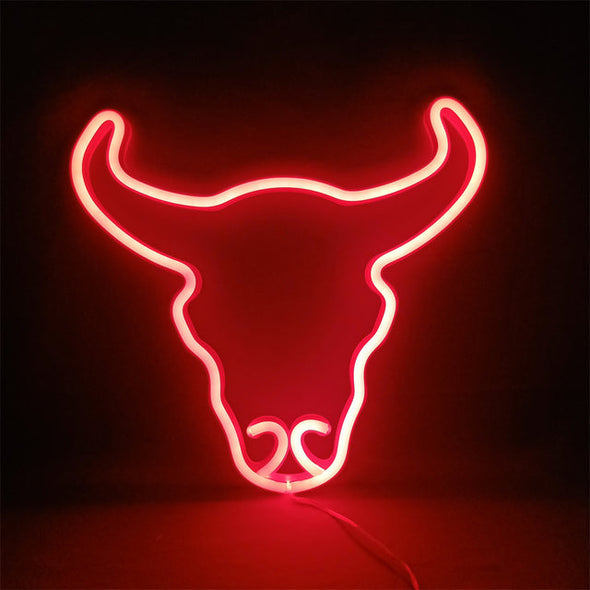 Bull Head 3D Light