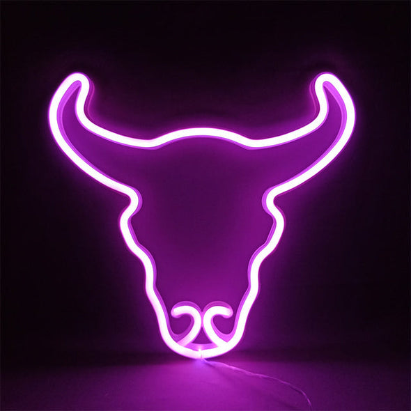 Bull Head 3D Light