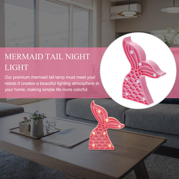 Mermaid Tail Lamp Decor