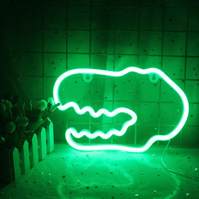 Crocodile Head 3D Lamp