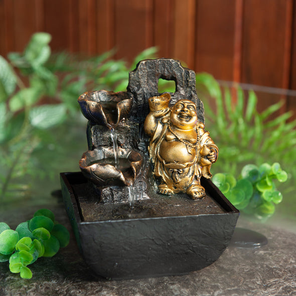 AURUM HAPPY BUDDHA WATER FEATURE